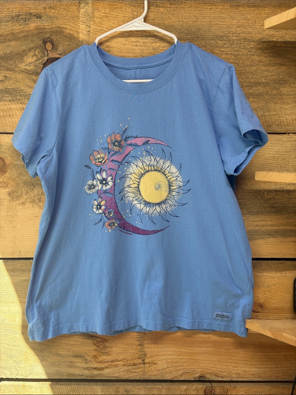Life Is Good Sun & Moon Crusher Tee